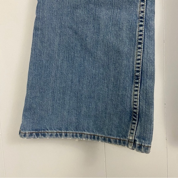 Lucky Brand Dungarees Jeans Jet Setter Denim Distressed Woman’s Sz 6 28 - Picture 8 of 14